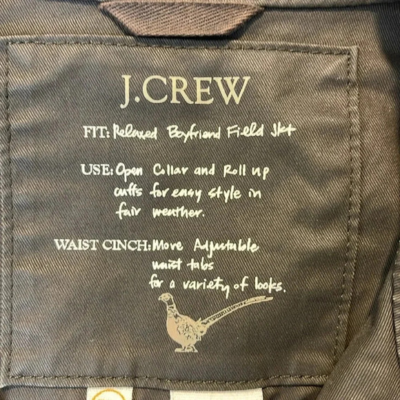 J. Crew Waxed‎ Cotton Women’s Field Jacket Size XS - Picture 5 of 7
